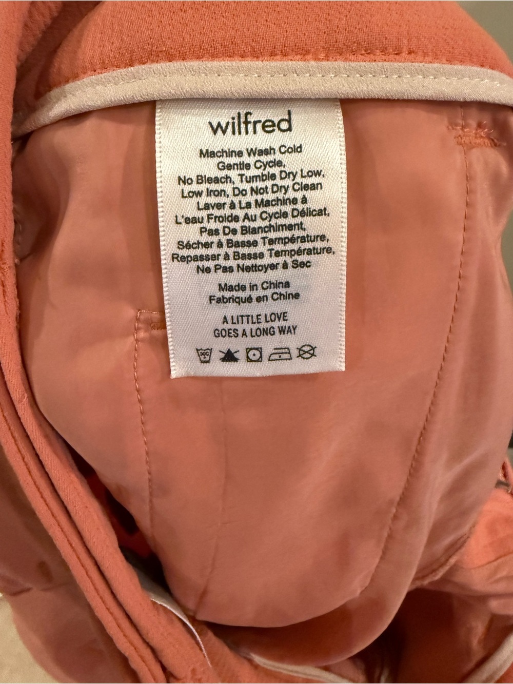 Wilfred Coral High-Waist Belted Shorts - Picture 4 of 5